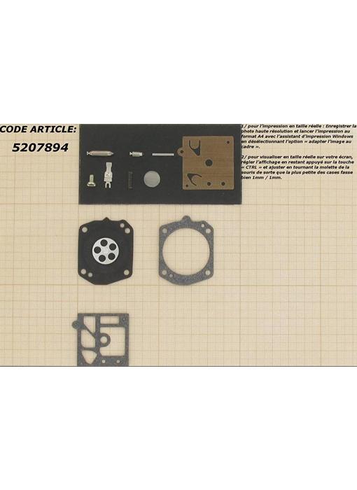 Membraanset voor Walbro carburateur - vervangnummer K10-HD