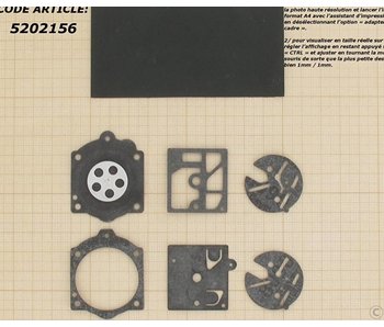 Membraanset voor Walbro carburateur - vervangnummer D1-HDC en D10-HDC - past op Stihl 015 en Solo 600, 605, 606, 616 en 631