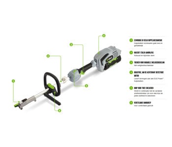 EGO EGO Multitool Kit MHBC1204E met gratis 5.0 Ah Accu t.w.v €279.-