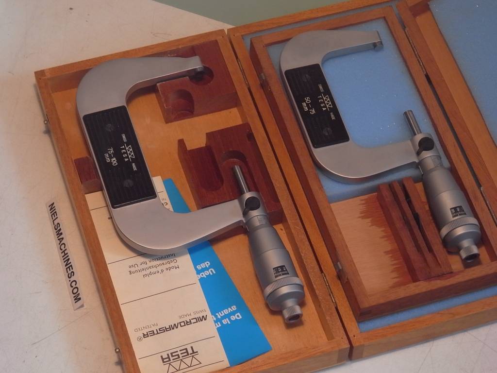 Sold: Tesa Micromaster 50-75 and 75-100mm 0,002mm - Niels Sold: Tesa Micromaster 50-75 and 75-100mm 0,002mm - Niels
