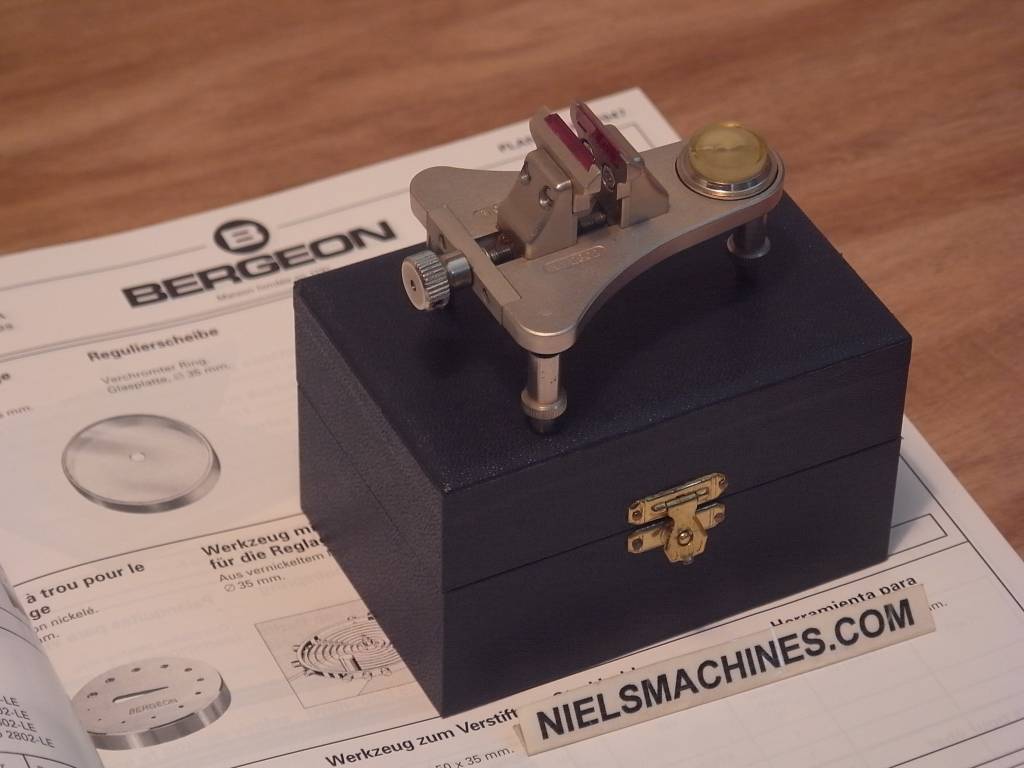 Watchmaker's Tool-Vigor Bergeon Poising Tool Nr. 2802 with Box