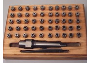 Kaiser 50 pieces collet set 1 morse taper