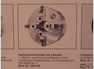 Sold: Emco Maximat V13 ø160mm Self-Centering 4-Jaw Chuck (NOS)