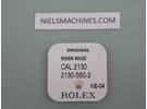 NOS FACTORY SEALED Rolex Genuine Caliber 2130 and 2135 Oscillating Weight Spring Clip - Part 2130-560-2 (1 piece)
