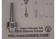 Sold: Hauser  Mini Boring/Facing Head Type 0 with Morse Taper 0