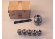 Emco Unimat 3 Collet Holder ER16 and 5 Rego-Fix collets