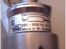 Sold: Sold: KaVo (Sycotec) 4025 High Speed HF Motor Spindle and Controller