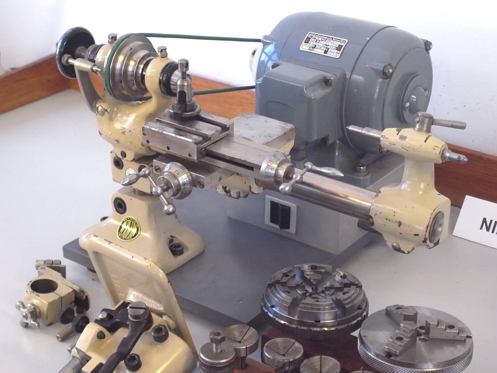 Bergeon 50 Lathe with Milling and Grinding Attachments - Niels