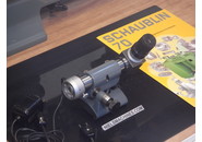 Verkauft: Schaublin 65 oder 70 Drehbank Isoma Zentrier und Koordinaten Mess Mikroscop mit Halter und Lampen