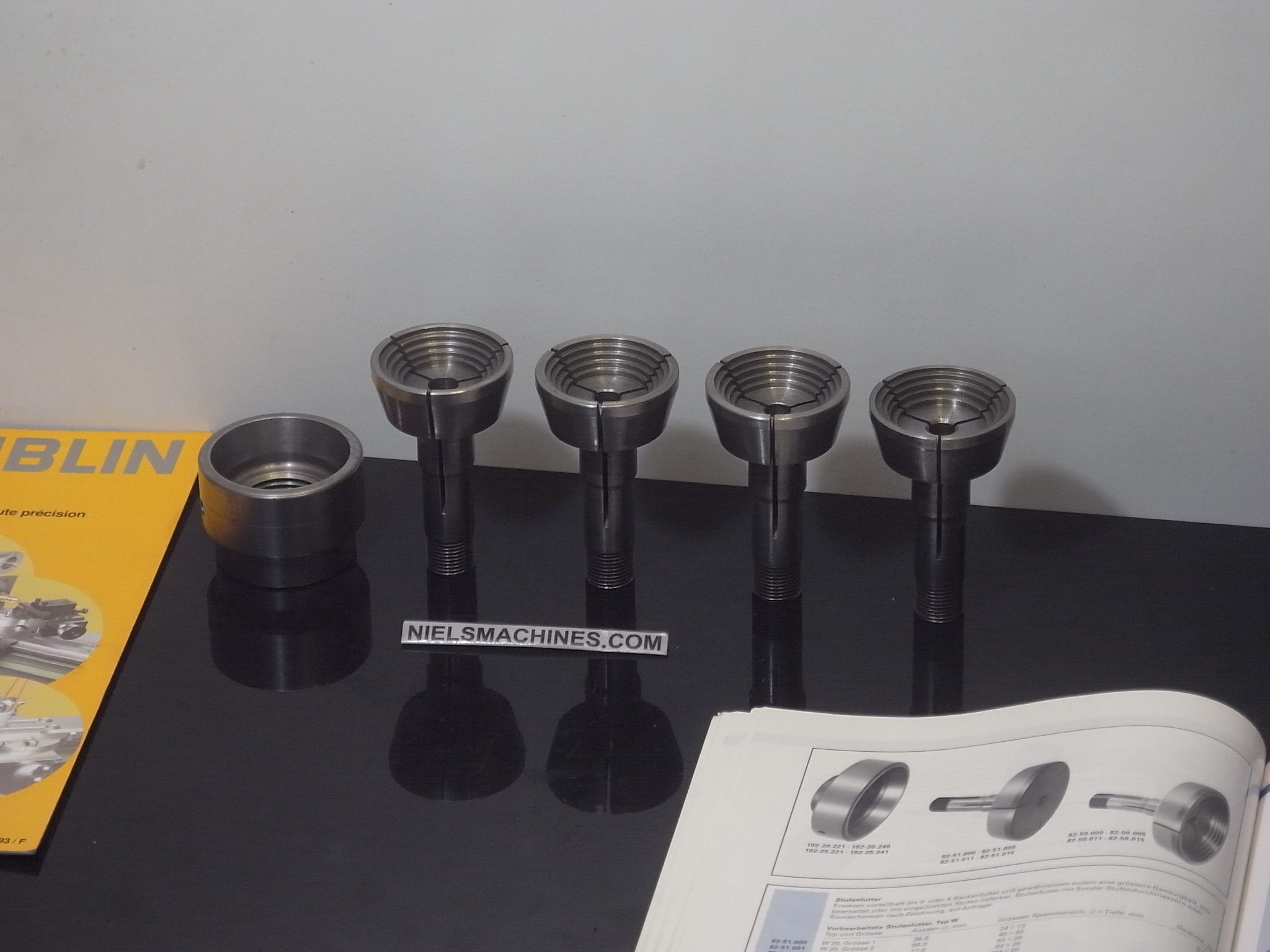 Schaublin 102 W20 Step Collet Set Complete Size 2 Niels Machines