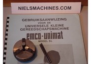 Emco Unimat Sl DB 3-Backen-Drehfutter umkehrbare Backen