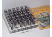 Sold: Schaublin W20 collets 0.5mm-18mm 35 Pieces