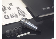 Sold: Deckel Clarkson Autolock Collet Holder SK40 S20x2 with Collet Set