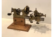 Sold: Swiss Antique Brass Clock and Watchmaker's Lathe, Circa 1900