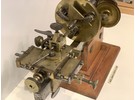 Sold: Swiss Antique Brass Clock and Watchmaker's Lathe, Circa 1900