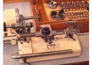 Verkauft: G. Boley 8mm Uhrmacher Drehbank mit FK Holzkiste und Flume F53 Motor