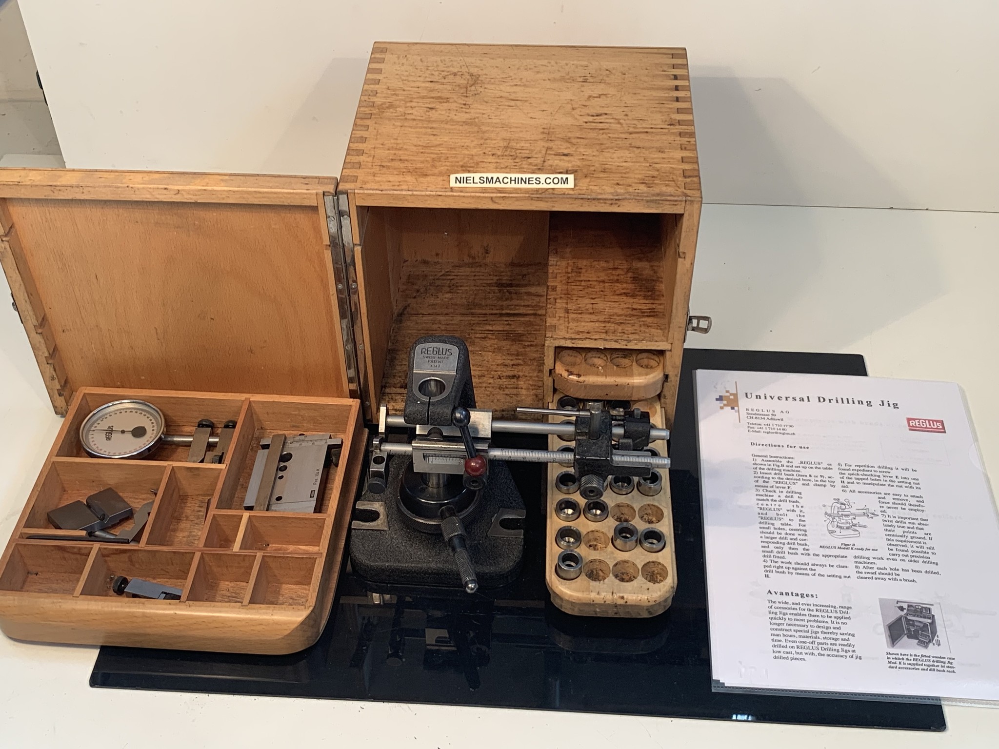 Reglus Universal Drilling Jig Niels Machines