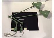 Sold: Kumewa CH-5610 Wohlen Switzerland Industrial lamp Typ B Green 200/500