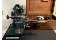 Sold: Boxed Lorch 8mm Watchmaker's Precision Lathe with Motor Stand