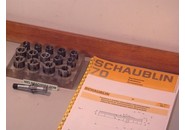Sold: Schaublin 70 Parts: Arbor W12 with interchangeable expanding bushes 17-30mm