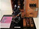 Leica Leitz Stereo Microscope in Wooden Box