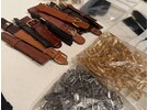 Sammlung von Vintage-Uhrenarmbändern (meistens 18 mm Atlantic Swiss, Condor, Verdal, Erro usw)