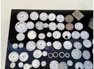 Big collection of watch dials from enamel