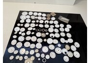 Big collection of watch dials from enamel