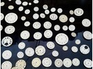 Big collection of watch dials from enamel