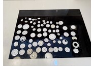 Big collection of watch dials from enamel