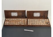 Collection of Vintage Watchmaker Watch Crowns in Wooden Box