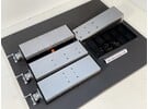 Linear High Precision Cross-Roller Stage  3-Axes with Micrometer Spindles and Handwheels