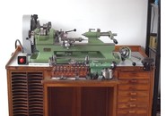 Verkauft: Schaublin 70 Miniatur-Hochpräzisions Drehbank mit Zubehör