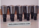 Sold: Friedrich Deckel Complete Collet Set with Direct 40 Taper for Deckel FP2