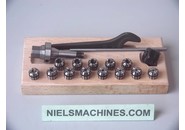 Sold: Watchmaker ø8mm Collet Holder with ER12 collet Set