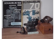 Verkauft: Schaublin 65 oder 70 Drehbank Mikroskop mit Halter und Lampen
