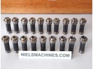 Sold: Schaublin 70 F12 collets ø1-10mm 19 pieces