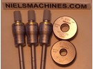 Sold: Mitutoyo 368-911 Holtest Inside Micrometer Bore Gauge Set Metric (6-12mm) With Setting Rings