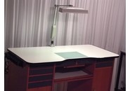 Sold: Kumewa CH-5610 Wohlen Switserland industrial lamp Type F2 2x8W