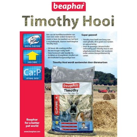 Beaphar Care+ Timothy Hay for Rabbits & Guinea Pigs 1 kg