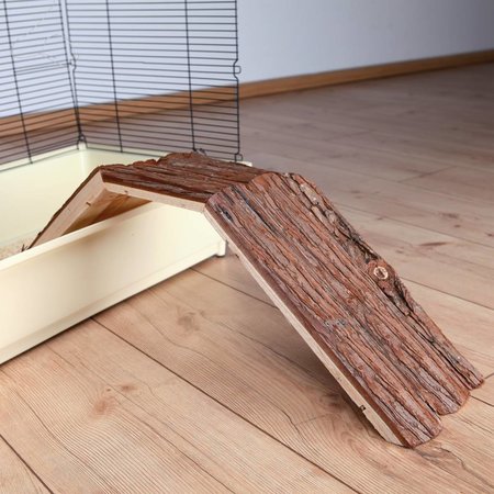 Trixie Houten Brug met Schors 63 cm voor Knaagdieren & Konijnen