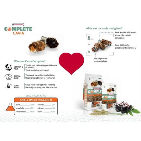 Versele-Laga Komplettes Meerschweinchen-All-in-One-Meerschweinchenfutter