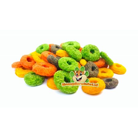 Knaagdierwinkel® Jugo de zanahoria y espino amarillo Rodent Rounds 150 gramos