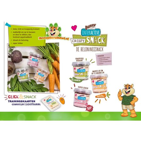 Bunny Nature Chrupiące warzywa na przekąskę dla gryzoni i królików!