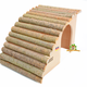 Schräge Nagetiervilla mit Haselnussdach 29,5 cm