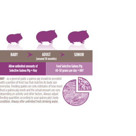 Supreme Aliments sélectifs pour cobayes - Des aliments sains pour cobayes !