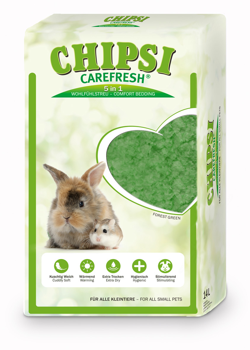 Grace Knooppunt waterstof Chipsi Carefresh Forest Green Bodembedekking voor knaagdieren! | DRD  Knaagdierwinkel®