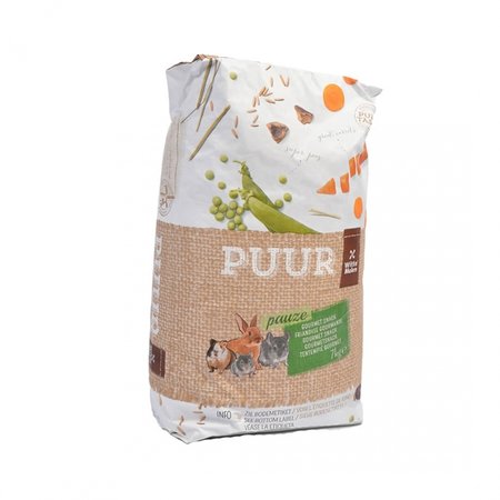 Witte Molen PUUR Pauze Snack Muesli voor Knaagdieren en Konijne