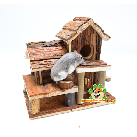 Natural Living Hamsterhuis Birte 25 cm voor Muizen & Dwerghamsters