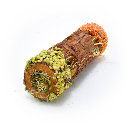 Trixie Snack Tunnel de tronc d'arbre, recherche de nourriture et rongement